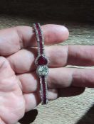 Plartinum Ruby and Diamond Bracelet
