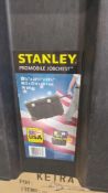 pallet of Stanley job chest sealed air fill air rocket, Canon waste toner container, car mirrors, li
