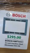 21 Bosch -30in stainless steel microwave trim kits