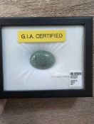 119ct Rough cut Jade with GIA