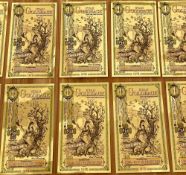 (10) $1 Utah Goldbacks Aurum .999 Fine Gold Foil Note 24KT