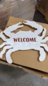 Pallet- Home Decor signs, Crab & popsicle