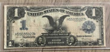 1899 $1 Silver Certificate, Black Eagle