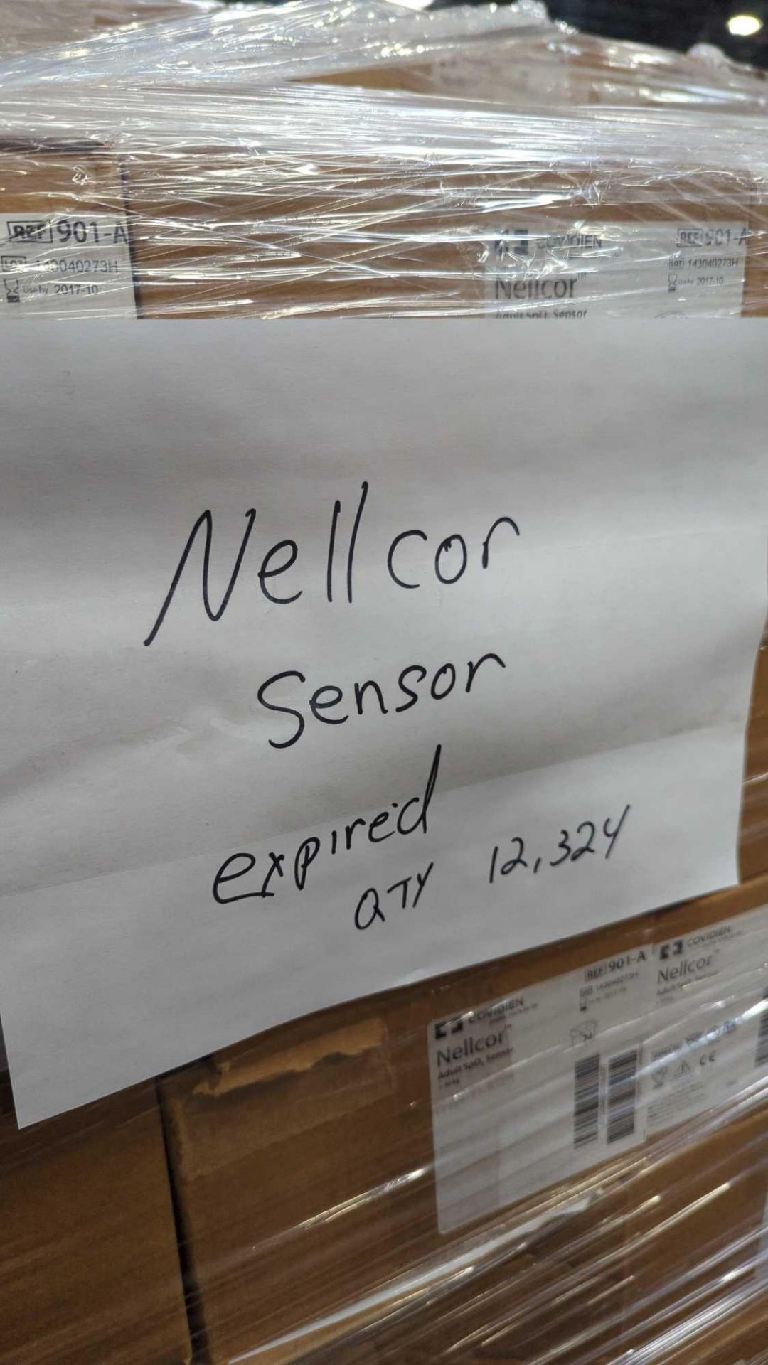 Pallet- Nellcor Adult SP O2 Sensors, expired - Image 7 of 7