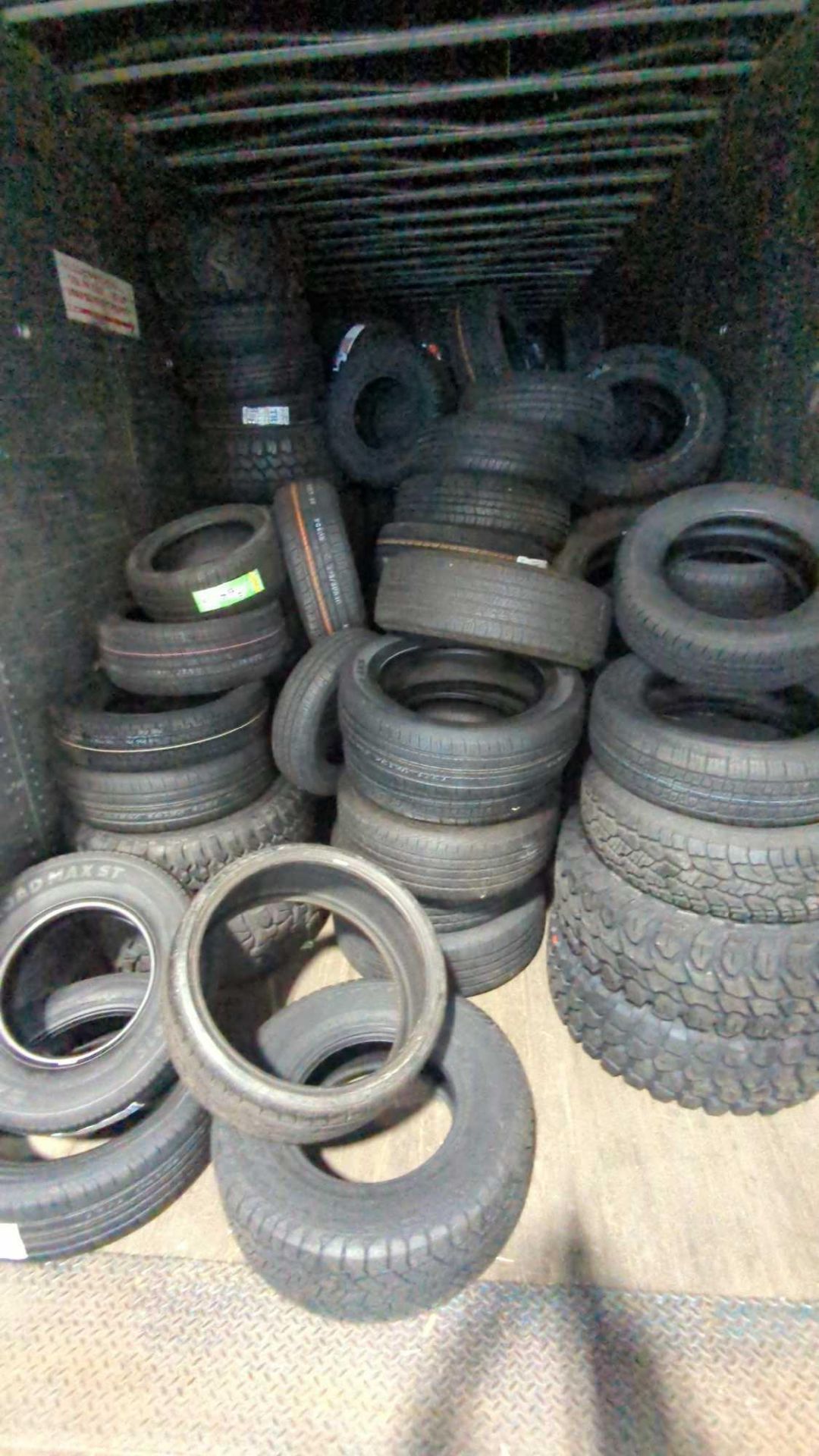 Semi of tires approx 550