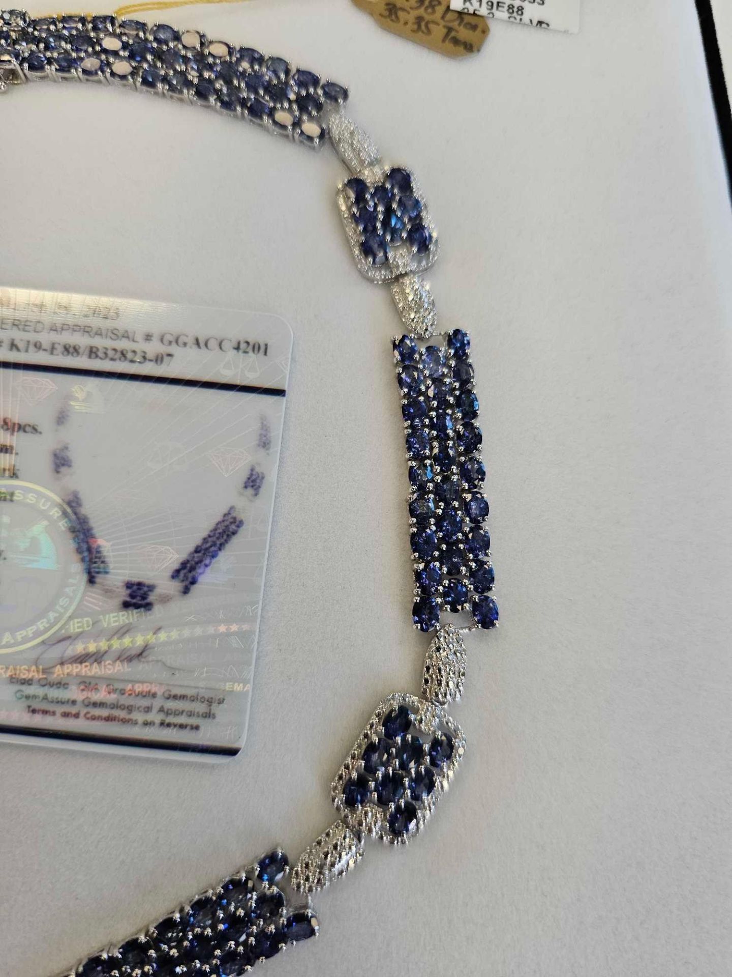 Tanzanite Zoisite Necklace - Image 4 of 6