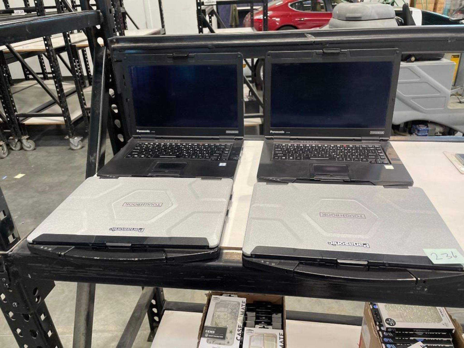 4 Panasonic Toughbooks ( no hard Drives)