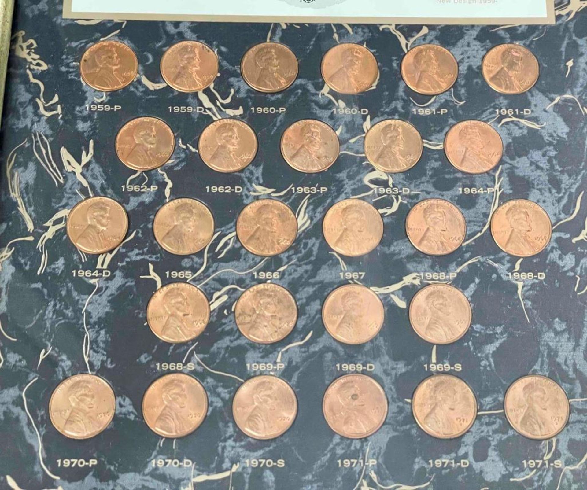 Lincoln Memorial Cent Collection 1959-1971 - Image 3 of 5