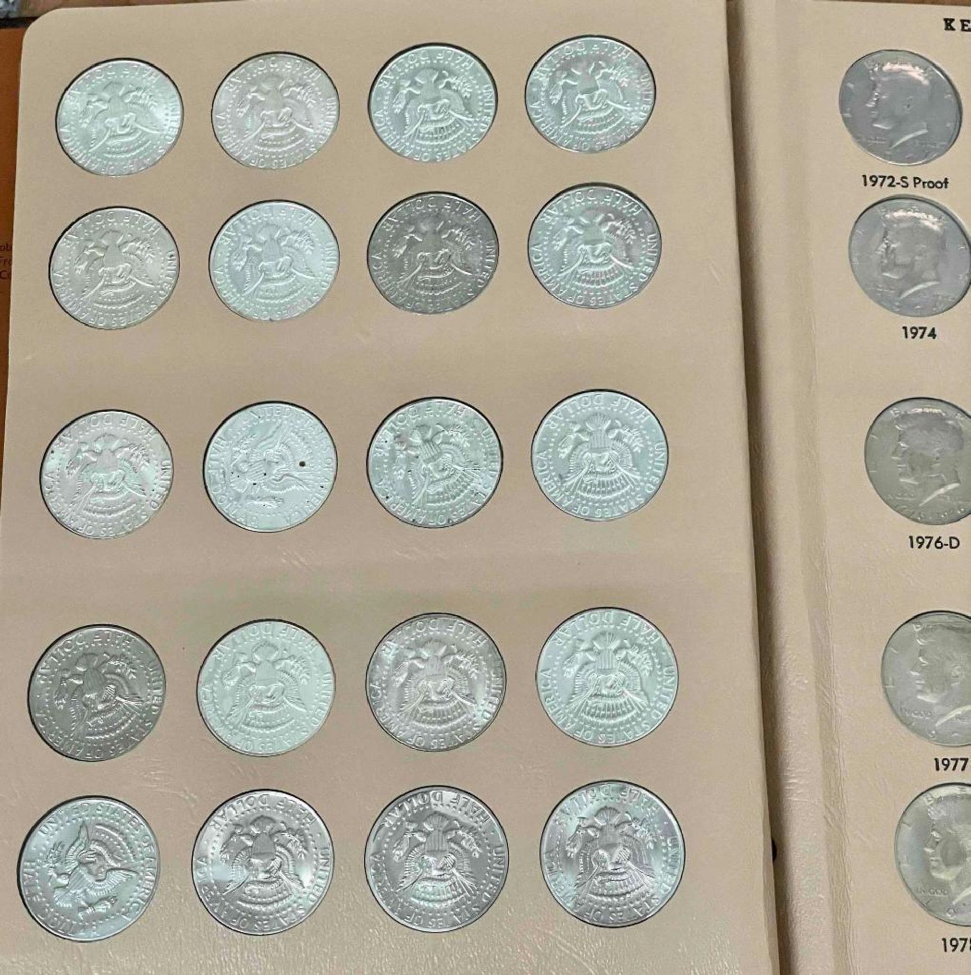 Kennedy Half Dollars 1964-1981, including proofs, silver - Image 3 of 7