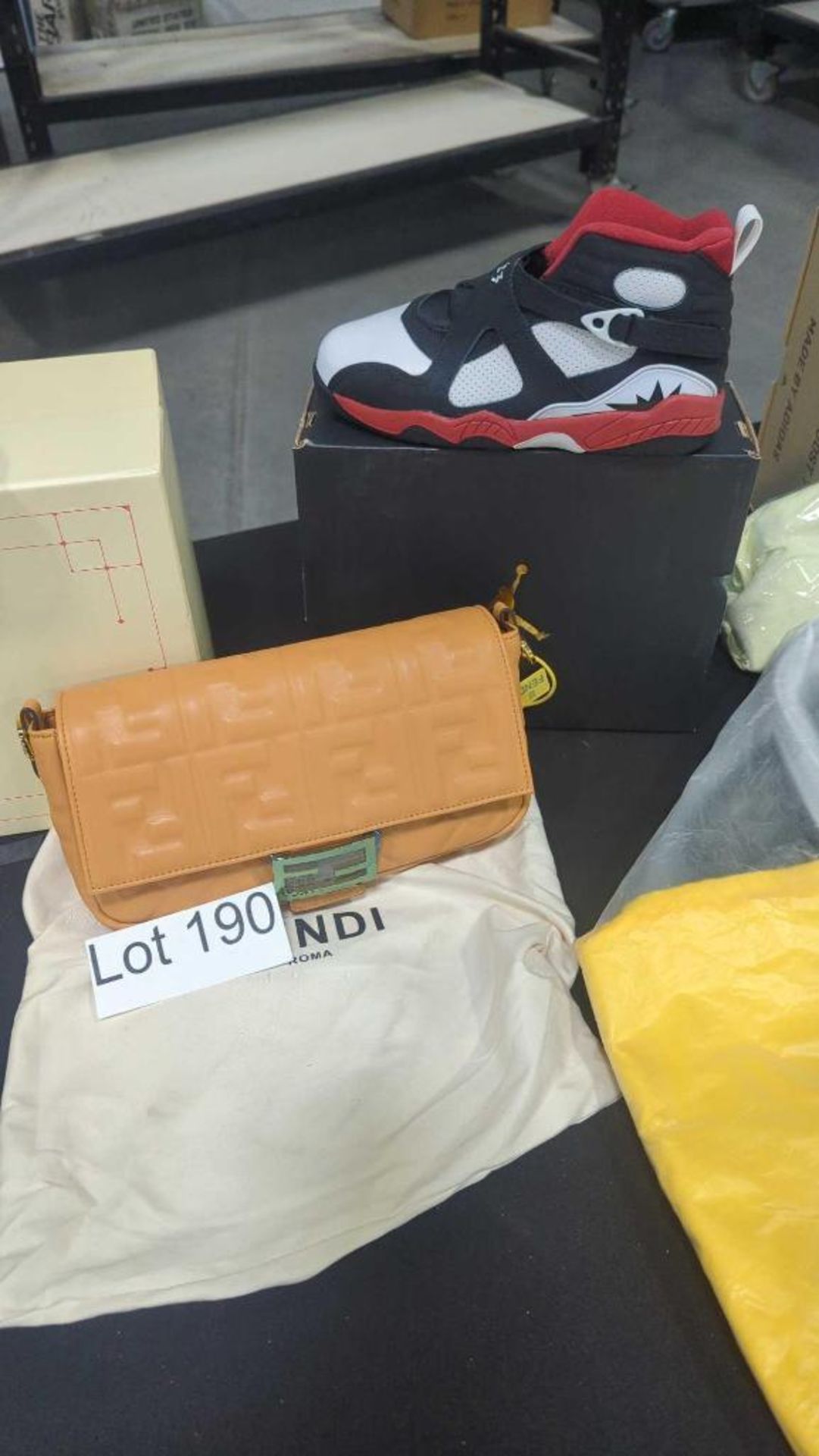 Replica/Not authenticated Shoe/Handbags: Alexandar McQueen, Yeezy, Coach, Burberry, The Tote Bag, Lo - Image 4 of 7