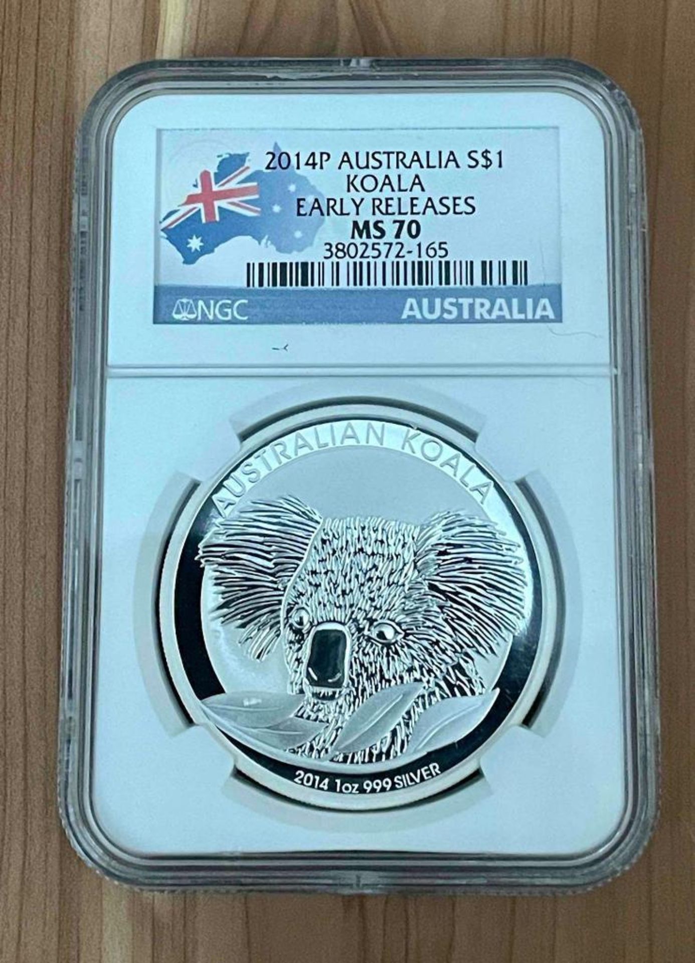 2014 Australia 1 oz Silver Koala MS-70 NGC (Early Releases)