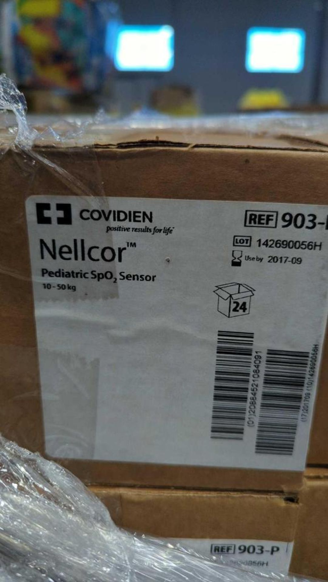 Pallet- Nellcor Pediatric SP O2 Sensors expired