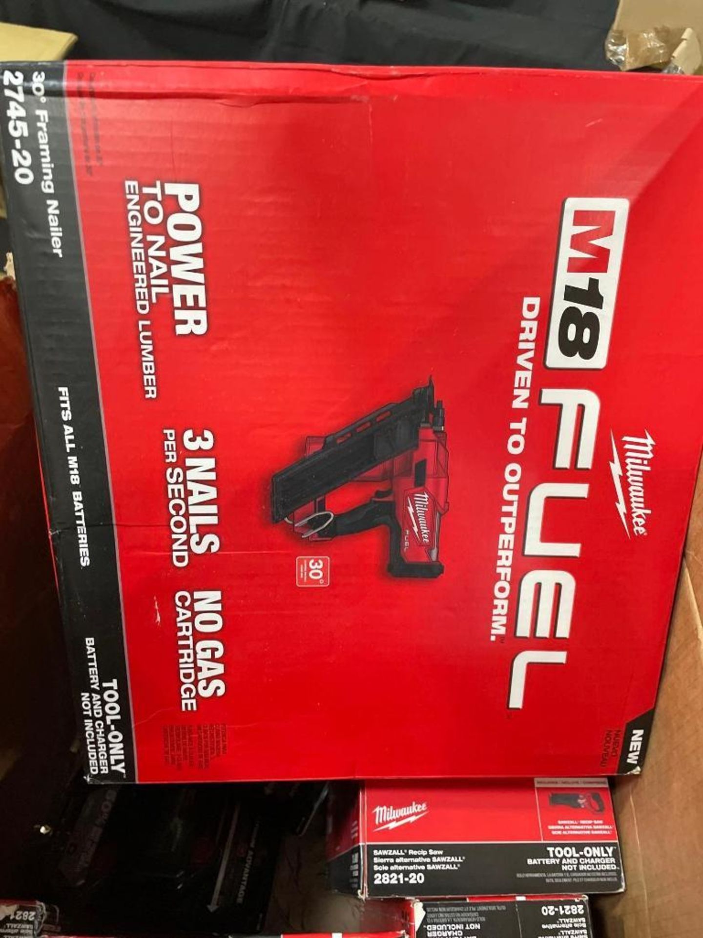 Milwaukee Tools: Nailer, Batteries, Saws