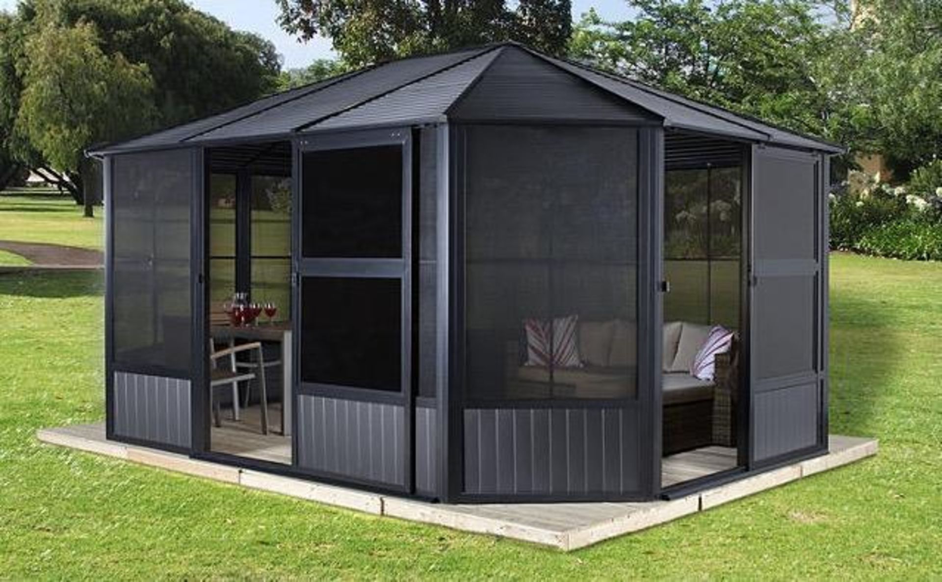 sojag charleston solarium 12'x15