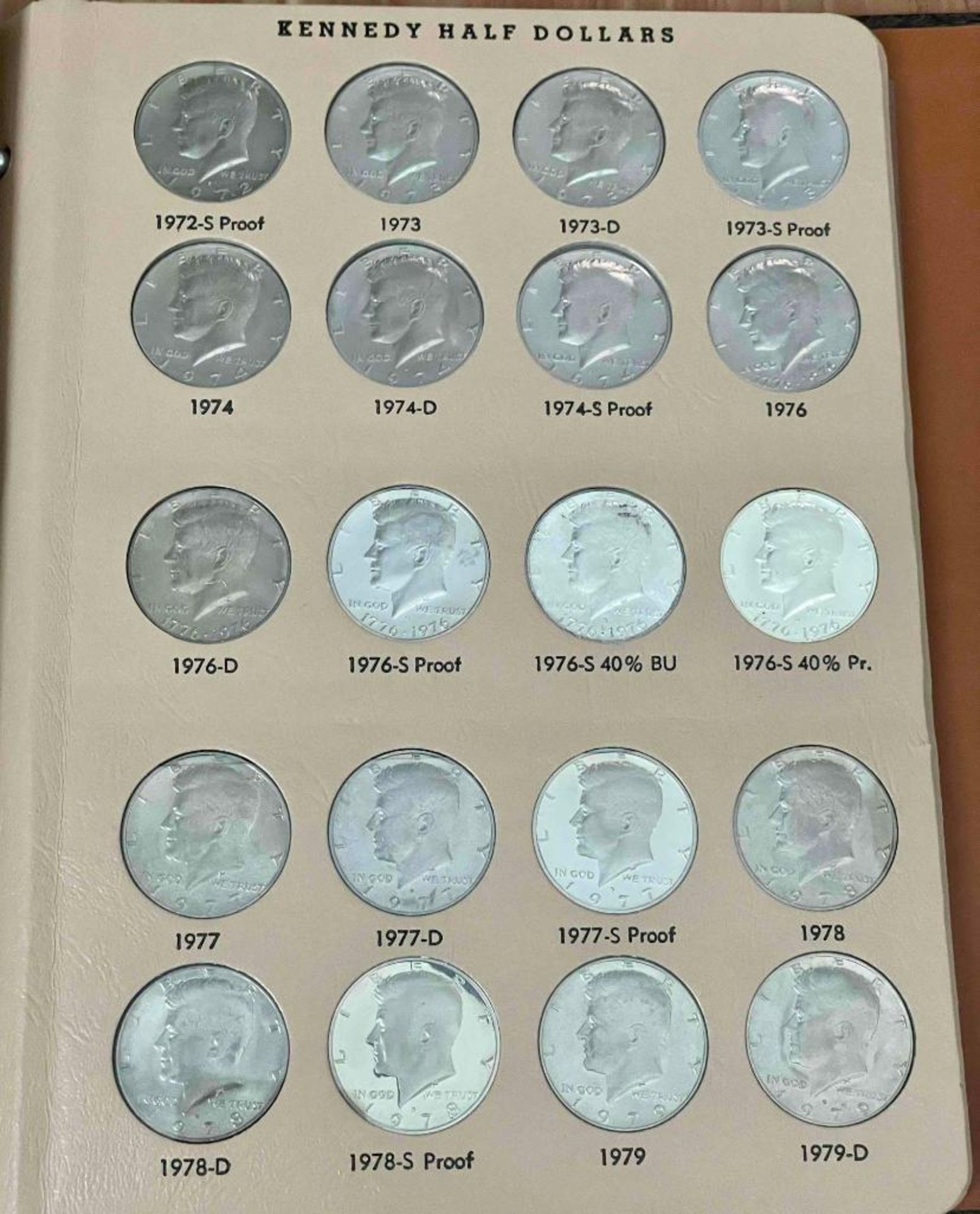 Kennedy Half Dollars 1964-1981, including proofs, silver - Image 4 of 7