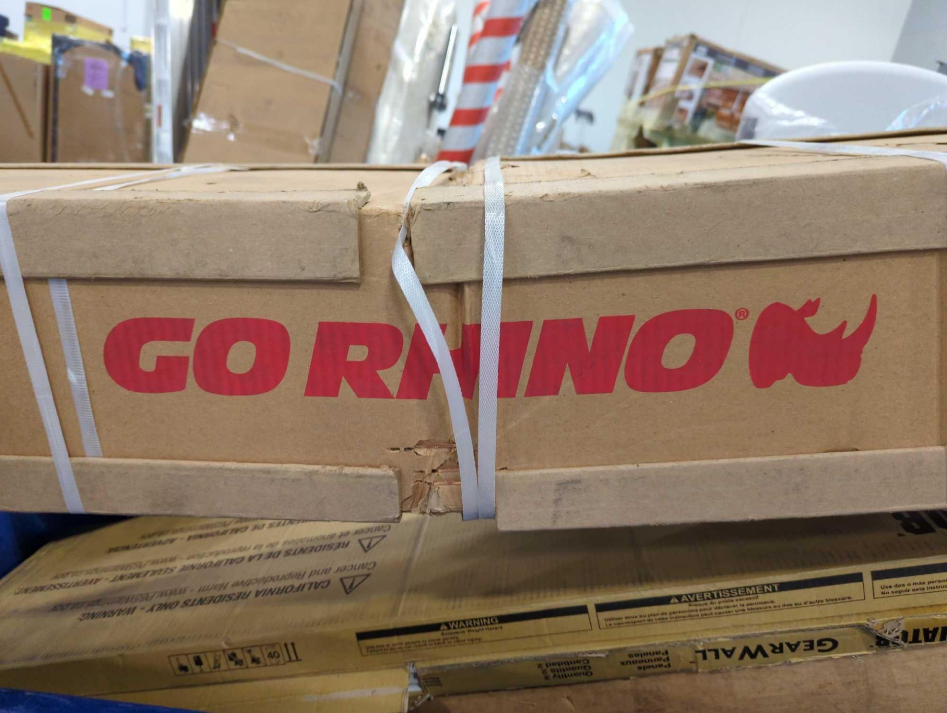 Recycle Cart, Go Rhino, Gladiator Gear wall panels - Image 3 of 5