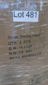 (1) Pallet- Dining Chair/French Dining Chairs