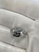 alexandrite and diamond ring