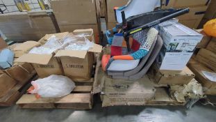 pallet of portable wireless speakers scooter chairs and more