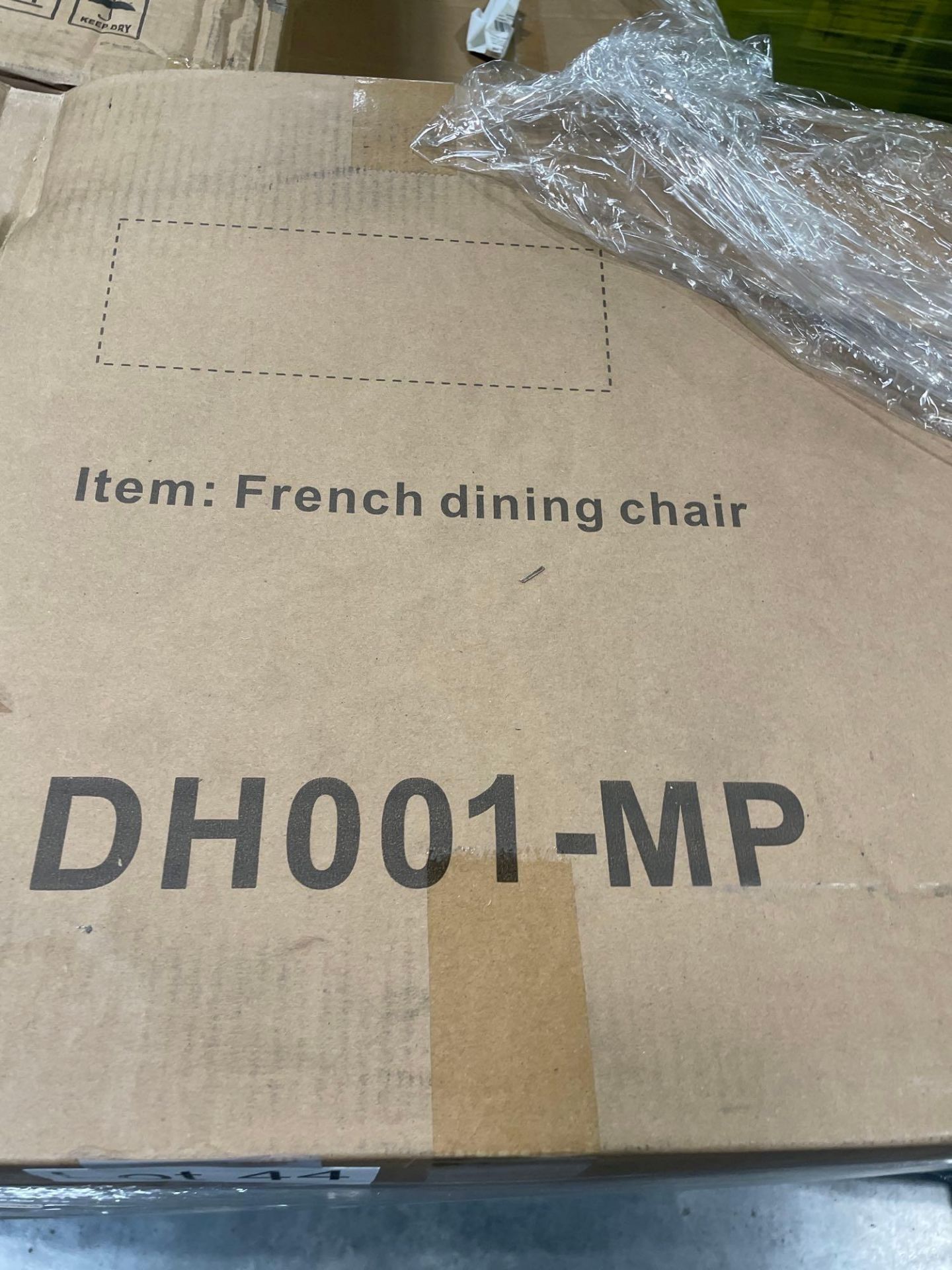 (1) Pallet- Dining chairs, French dining chairs