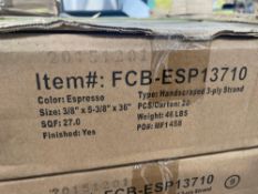 Pallet- Handscraped 3 Ply strand Espresso Flooring FCB-ESP13710