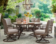 Kimberly seven-piece dining set appears to be complete