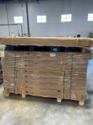 pallet of strand woven bamboo flooring and coffee Bean solid strand flooring