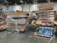 2 pallets AC unit pipe shelf heater deck boxes multiple units and more
