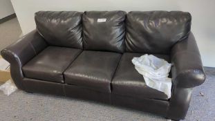 Extremely comfortable leather couch
