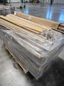 pallet of stair nose and other flooring