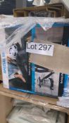 pallet of harbor breeze fan Ryobi blower other miscellaneous tools and items