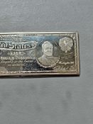 1 troy pound (12 oz) vintage $5 dollar silver dollar bill