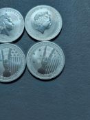 4 1/2 Austrailia War in the Pacific Coins Silver Coins