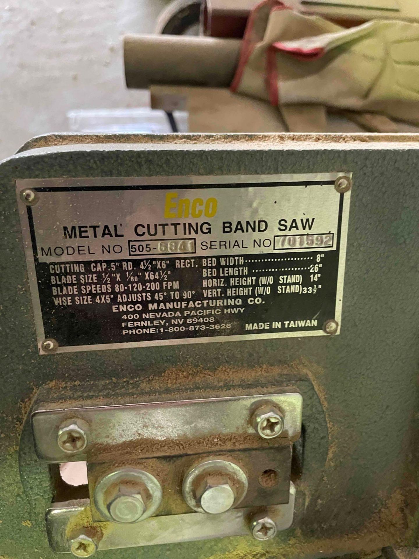 metal cutting band saw - Image 2 of 4