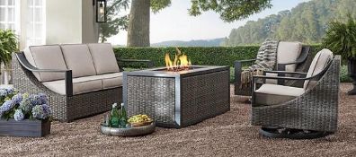 4pc Seating set with fire pit