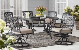 Members Mark Hastings collection 8-piece round dining set complete set, keter item