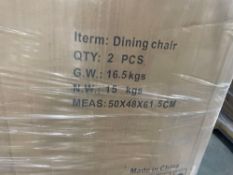 (1) Pallet- French dining chair, Dining chairs, table?
