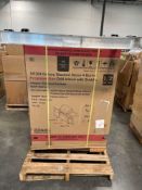 2 Pallets- rolling pallet- 1/2 Propane Gas Grill without the islands, shelving, ac unit, buckets and