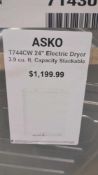 Electric Dryer T744Cw 24" Asko