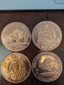 (20) Lakota 1oz copper coins