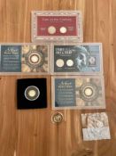Dimes: Silver Barber Dimes, Liberty Nickel, Mercury Dimes, Gold plated Mercury dime, 1943 Mercury di