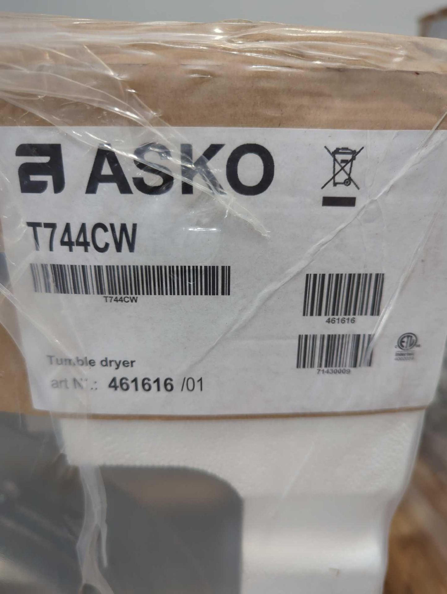 asko T744CW tumble dryer