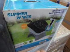 Summer Waves saltwater system fireplace stove, cla val unit and more