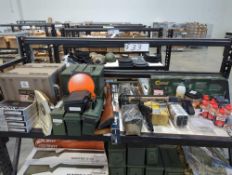 ammo crates, Glock airsoft guns, targets, ammo cases, BB's, pre-filled CO2 cylinders, Caldwell lead