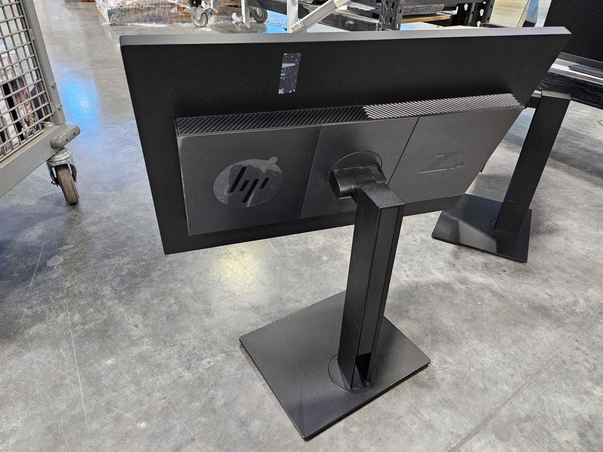 (2) HP z24" monitor with stands - Image 4 of 7