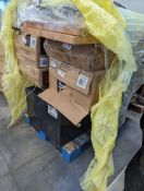 Pallet- used safe? pool, american flag fridgee, seville classic pieces and more