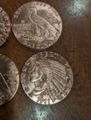 (20) 1911 liberty 1oz copper coins
