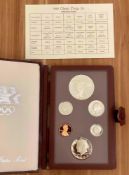 1983 US Mint Prestige Set with Silver US Olympic Commemorative Coin