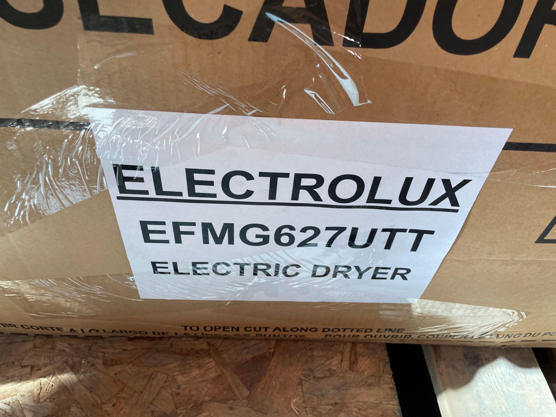 Pallet- Electrolux EFMG627UTT Gas Dryer - Bild 3 aus 4