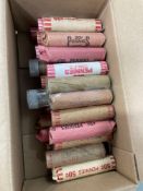 30 Rolls unsearched Wheat Pennies